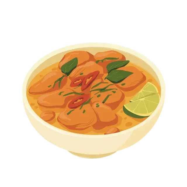 Bœuf au curry rouge panang