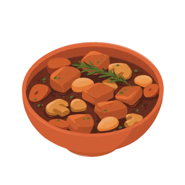 Bourguignon végétarien