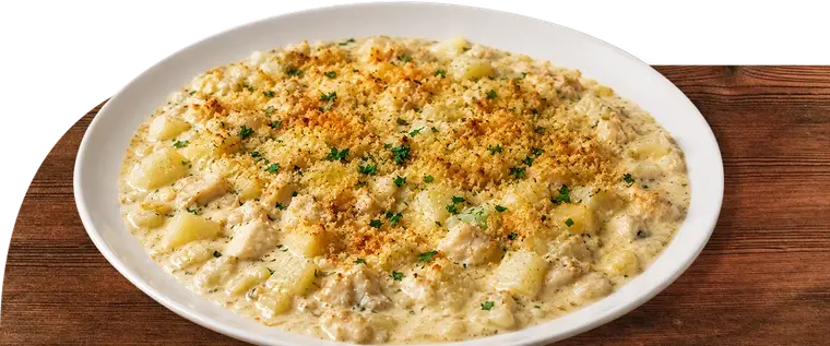 Gratin de palourdes acadien
