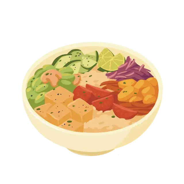 Poké végétarien